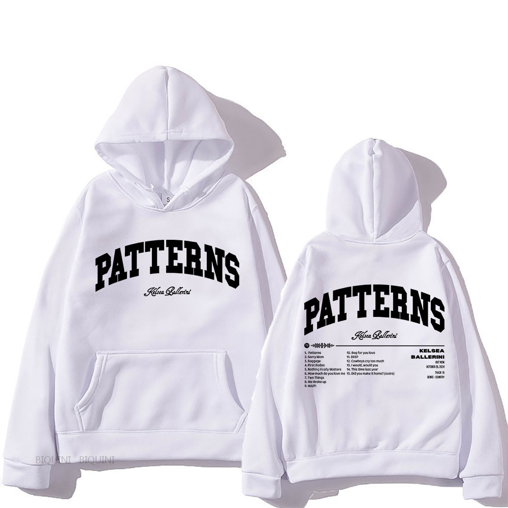 Winter Clothing Drawing - Kelsea Ballerini Patterns Tour Hooded Ropa