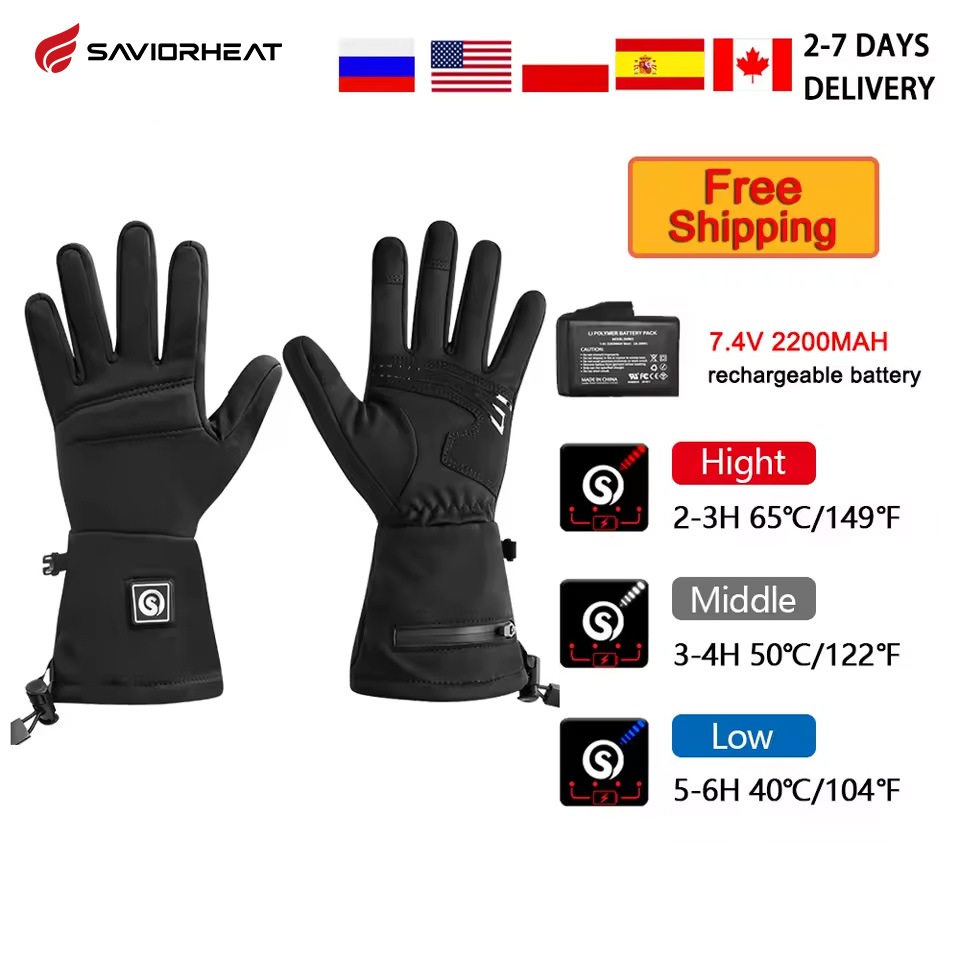 Heated Gloves Electric - Snow Deer S18 Zimowe podgrzewane rękawiczki