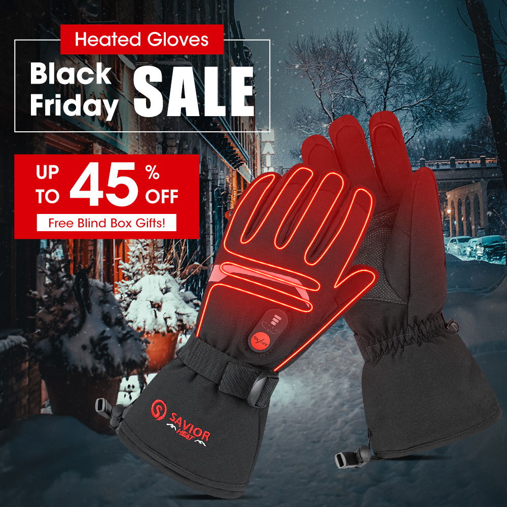 Heated Gloves Electric - SNOW DEER Zimowe podgrzewane rękawiczki Kobiety