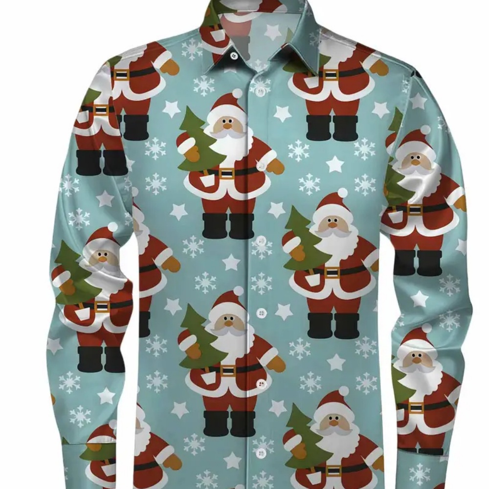 Winter Clothing Gift Ideas - Męska koszula z długim rękawem z