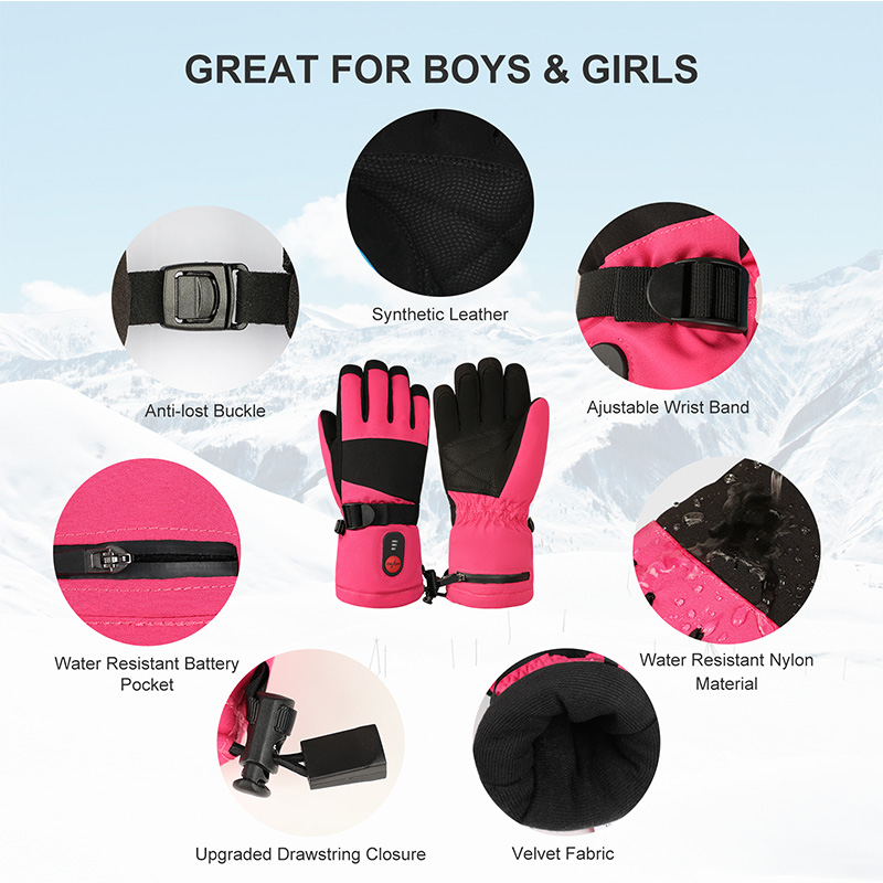 Rękawice grzewcze dla dzieci 2 – Heated Gloves Electric recenzja i cena