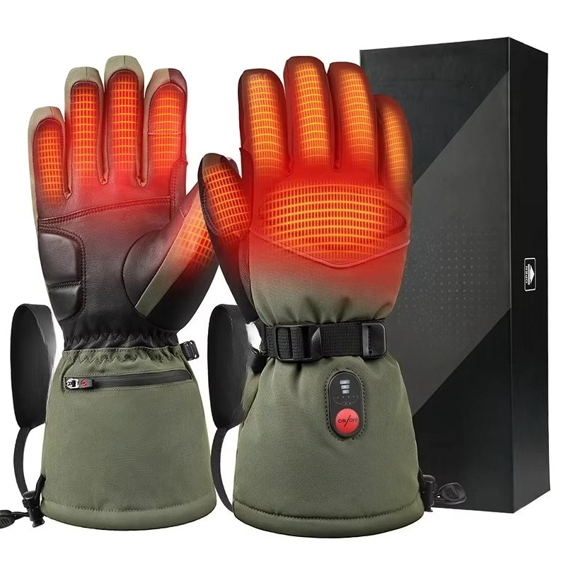 Zielone, 7,4 V, 3000 mAh, zimo – Heated Gloves Electric recenzja i cena