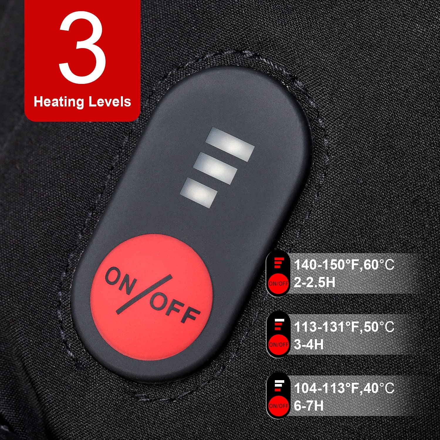 SNOW DEER Zimowe podgrzewane r – Heated Gloves Electric recenzja i cena