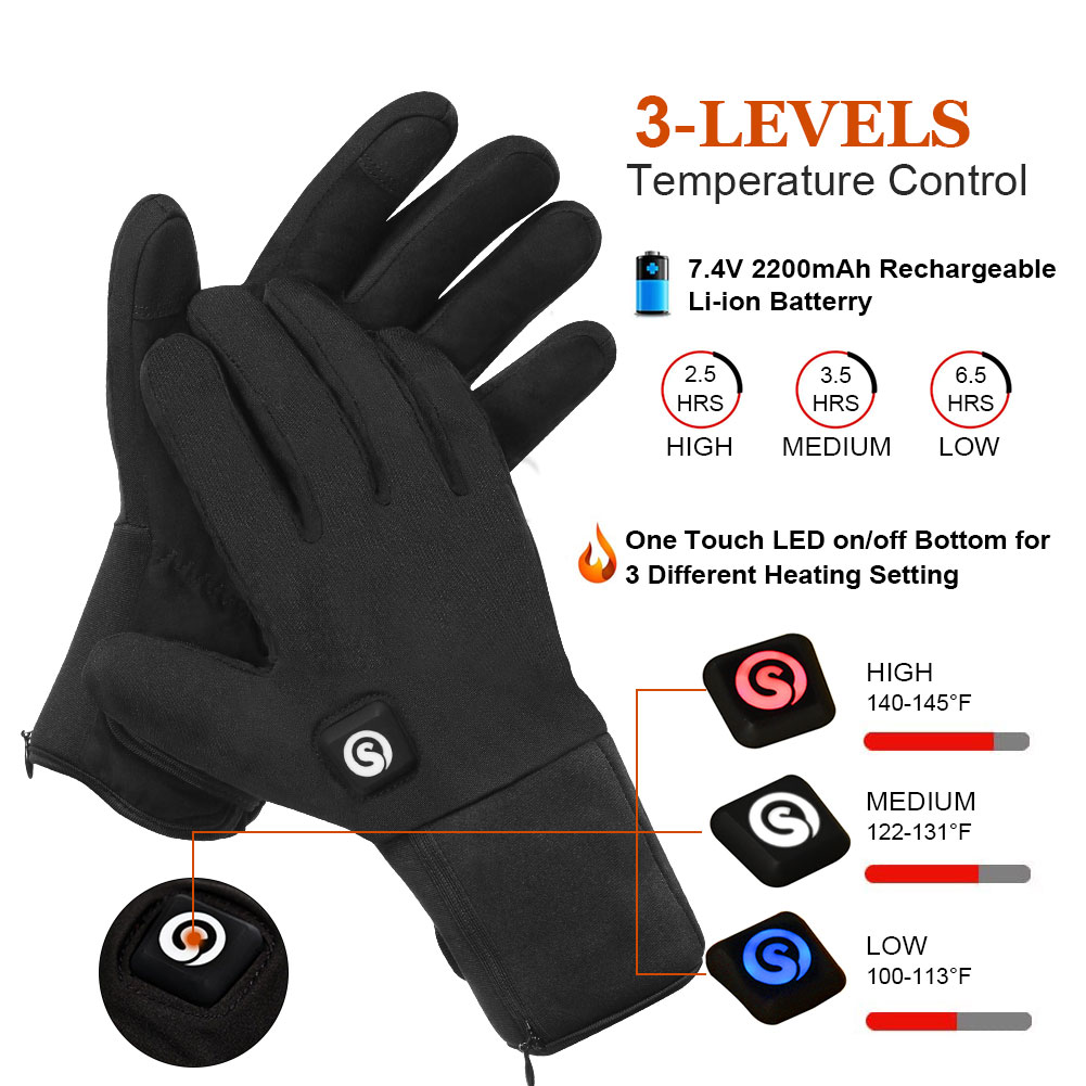 Elektryczne podgrzewane rękawi – Heated Gloves Electric recenzja i cena