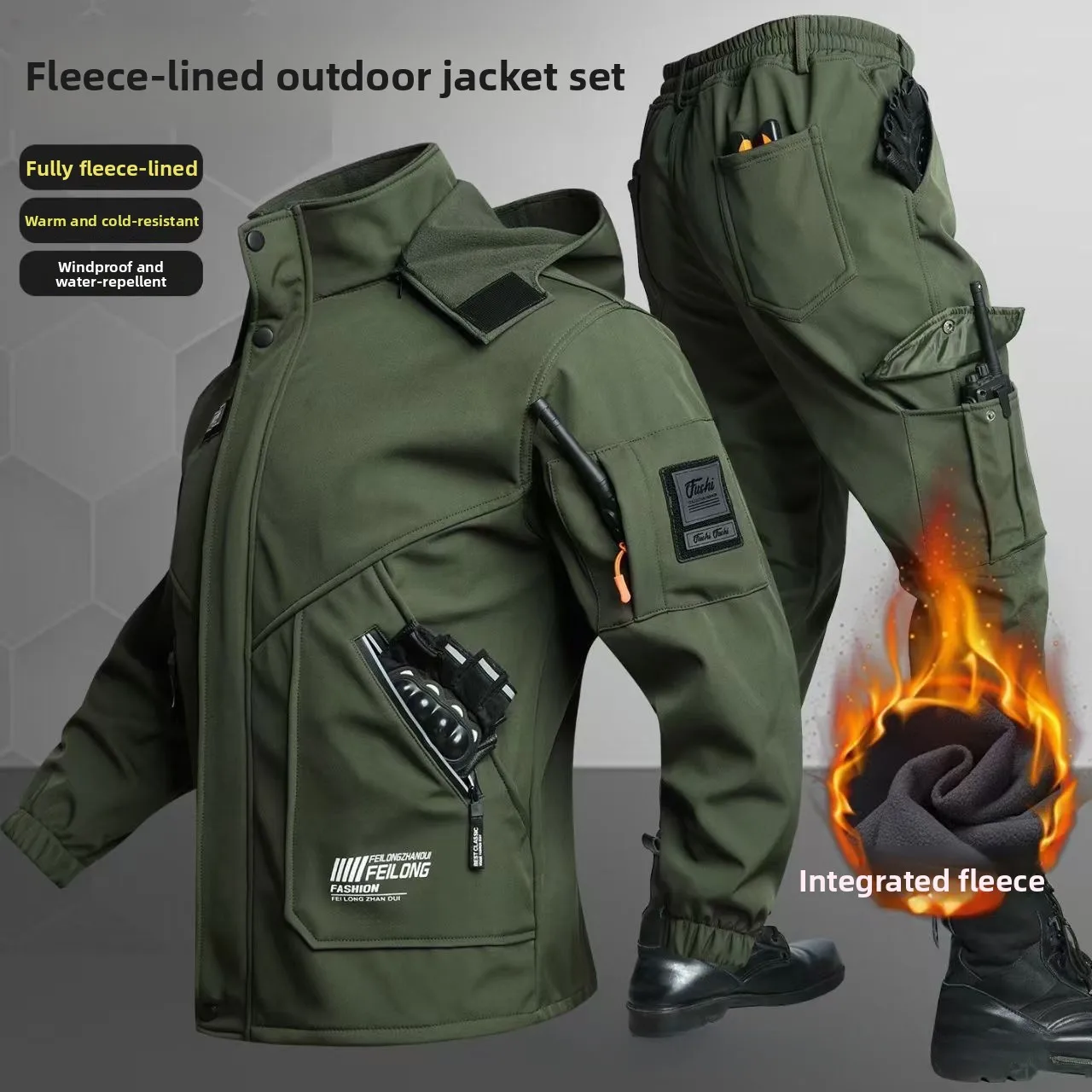 Gruby, ocieplany polarowy zest – Winter Clothing Pk recenzja i cena